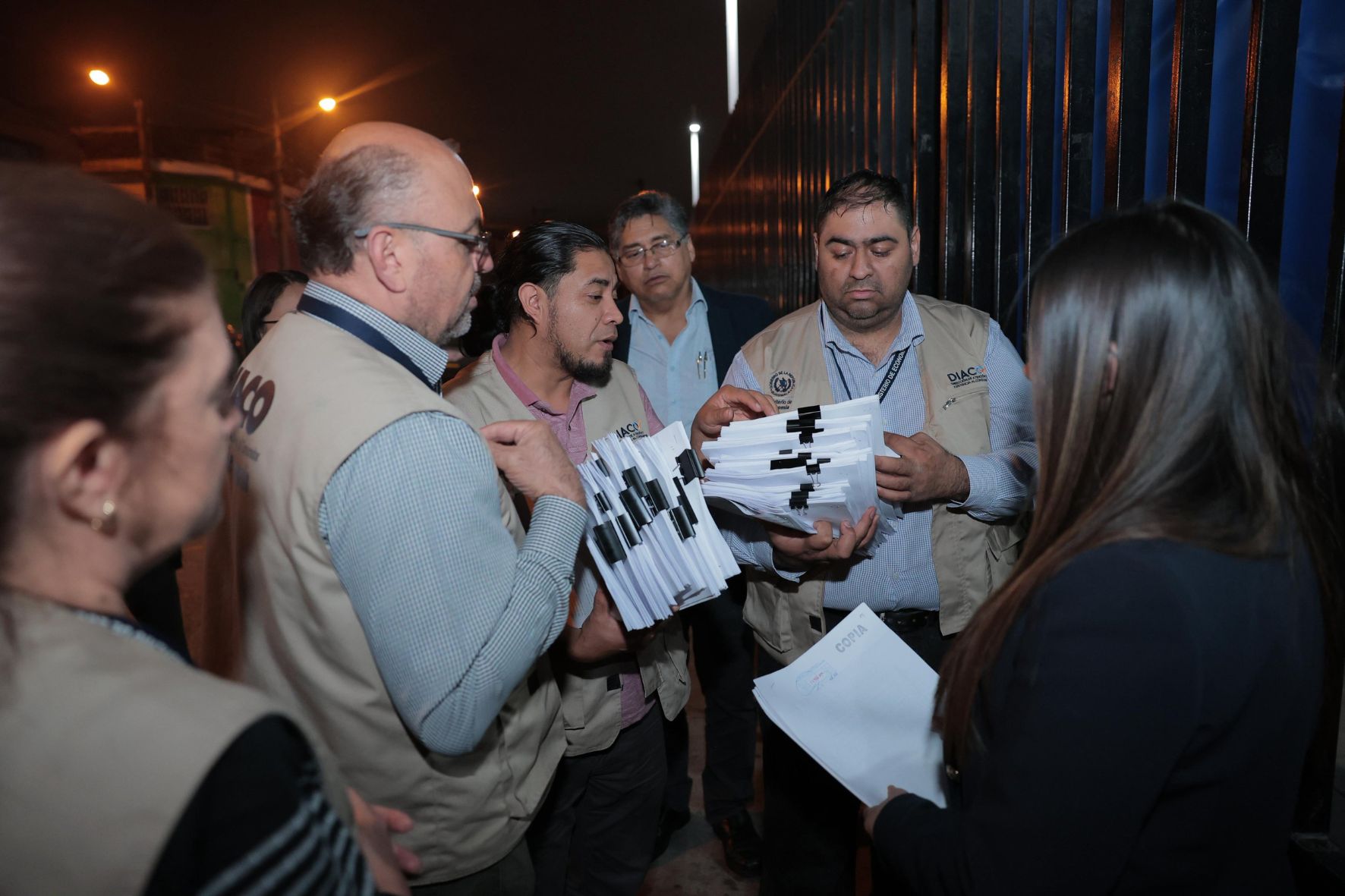 El equipo legal de la DIACO acudió al MP para colocar las denuncias: (Foto: MINECO / AUN)
