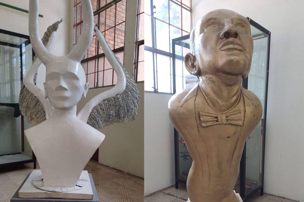 Las obras del artista Roberto Sol utilizan e-waste para denunciar el daño ambiental y promover la conservación de la naturaleza en Guatemala. (Foto: Izabel López / AUN)