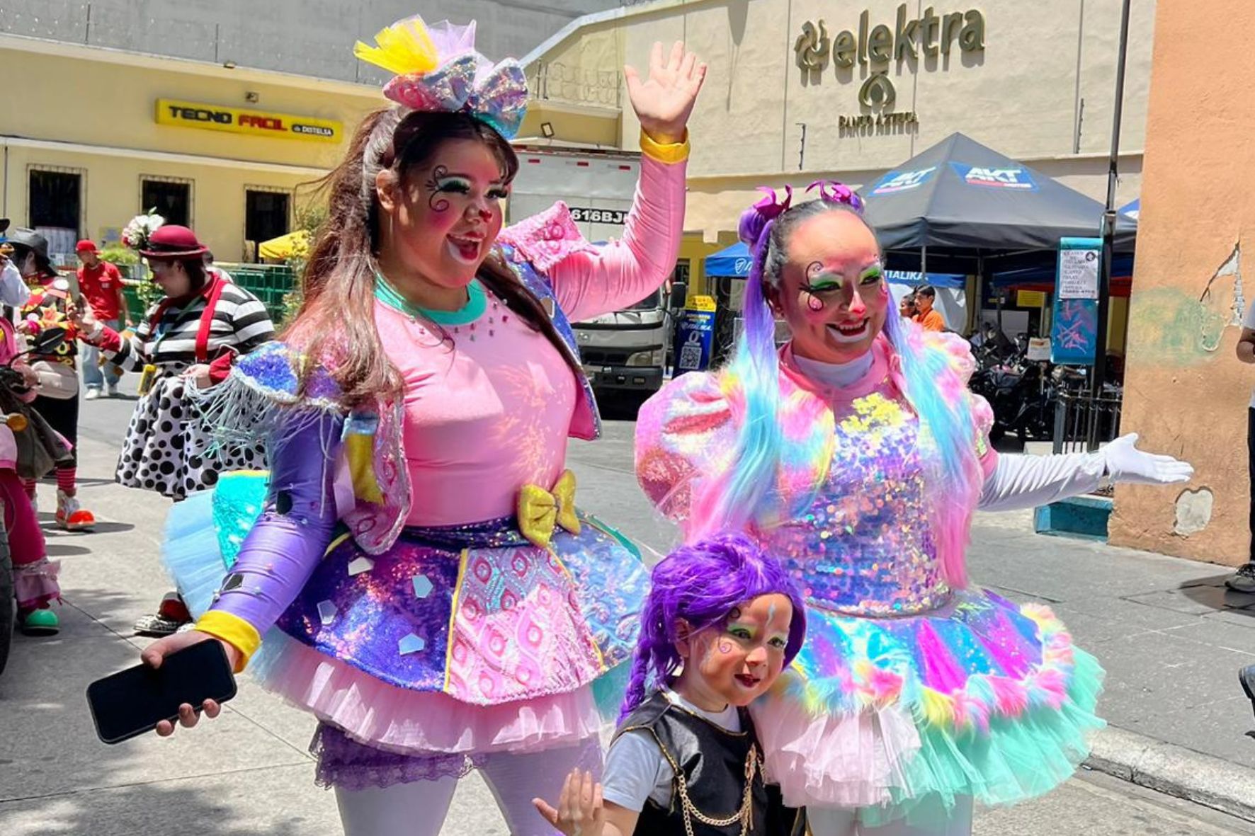 El gremio de los payasos busca fortalecer este arte como un pilar de la cultura comunitaria guatemalteca. (Foto: Kélita Pérez / AUN)