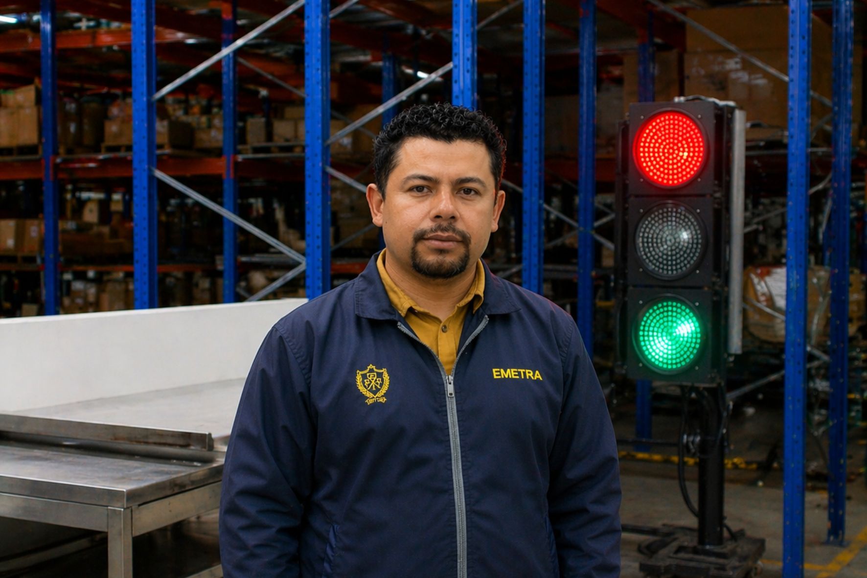Iván Mcdonald, director técnico de monitoreo y gestión del tránsito de EMETRA, supervisa el sistema de semáforos inteligentes que regula el tránsito en tiempo real. (Foto: MUNIGUATE / AUN)