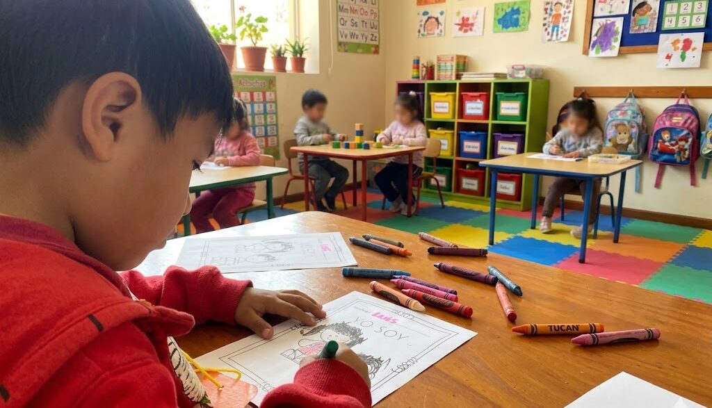 El programa Cimentando las Bases busca reducir la repitencia escolar en primer grado en Guatemala. (Foto: Arlety Yoc, IA / AUN)