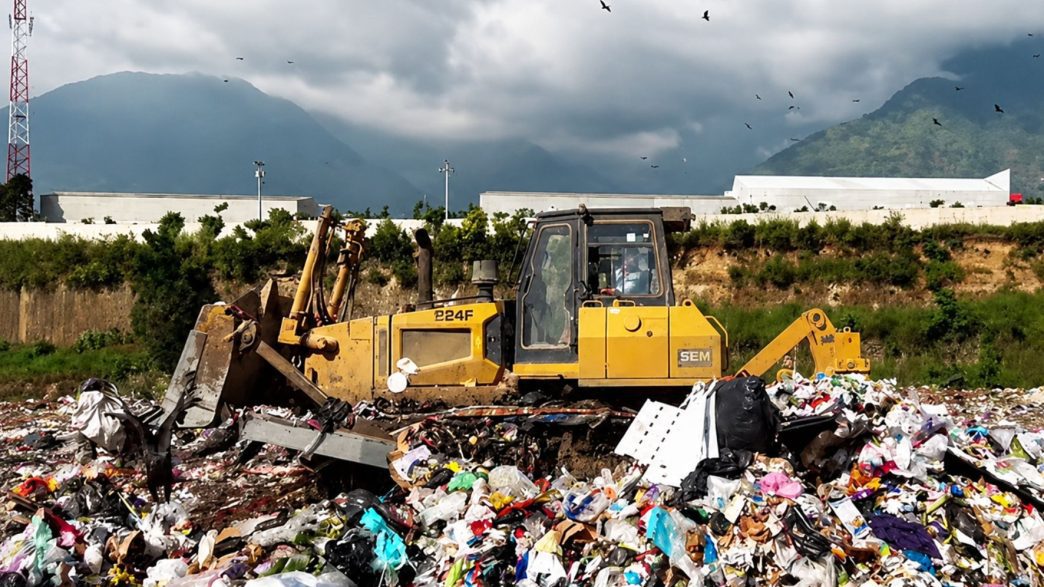 El vertedero del kilómetro 22 ha funcionado durante más de dos décadas como uno de los principales puntos de disposición final de residuos del área metropolitana. (Foto: AMSA / AUN)
