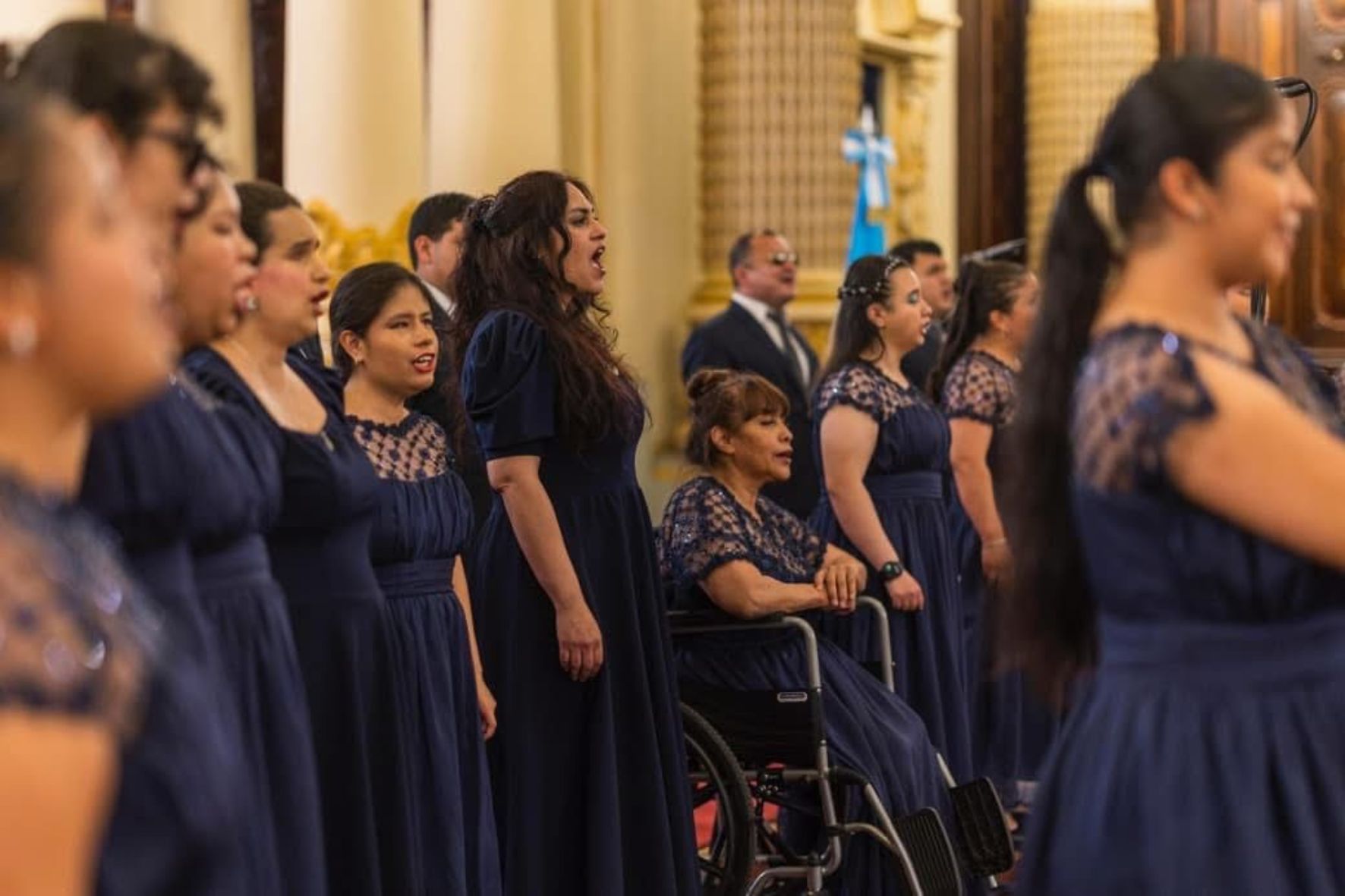 Bajo la dirección de José Alberto Azurdia Lamadrid y el apoyo del Ministerio de Cultura y Deportes, este grupo supera desafíos como la falta de partituras en Braille para demostrar el talento guatemalteco. (Foto: MCD / AUN)