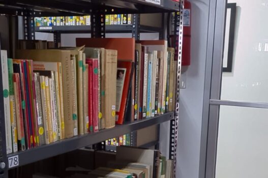 La Biblioteca Rivera Tyng, de la Fundación La Ruta Maya, resguarda más de 10 mil libros sobre arqueología e historia. (Foto: Diego Bermúdez / AUN)