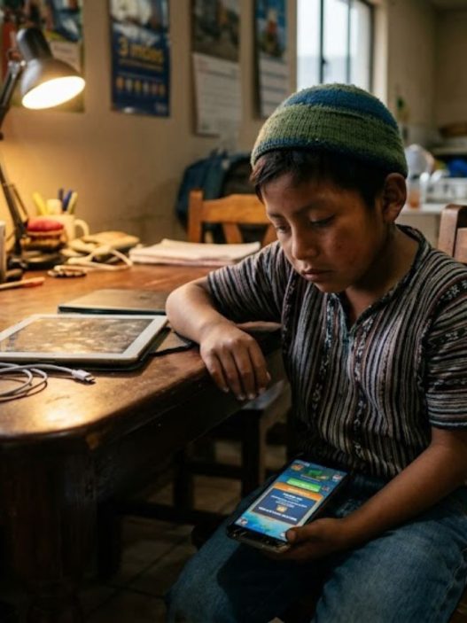 El uso de dispositivos como niñera digital impacta severamente la salud mental infantil, generando aislamiento y vulnerabilidad ante amenazas en redes sociales. (Foto: GEMINI / AUN)