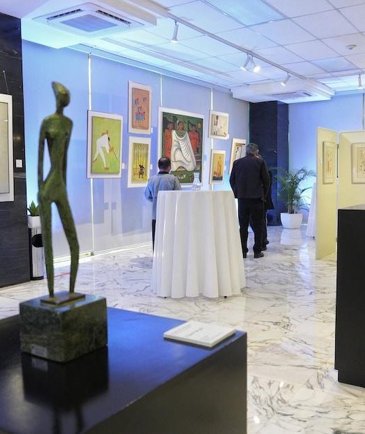 El evento expone obras originales de los artistas. (Foto: Soy502 / AUN)