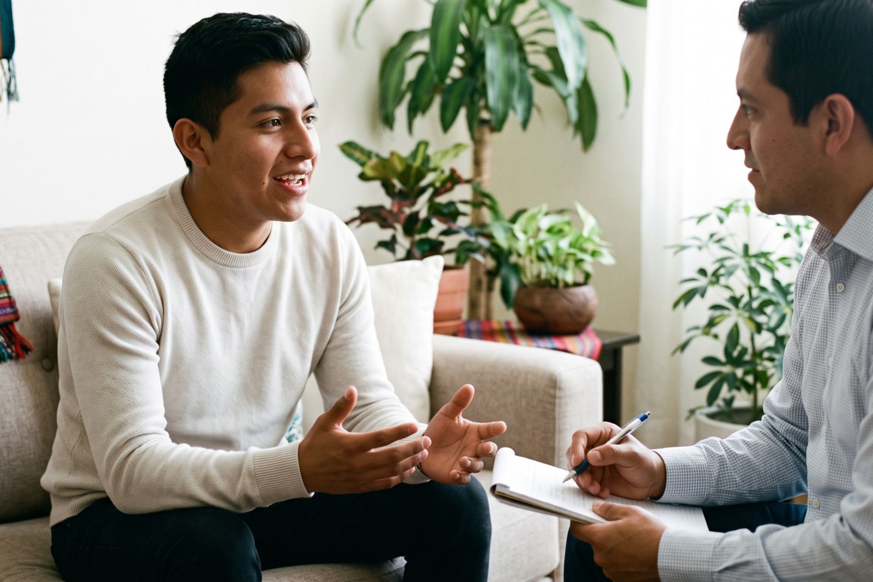 Las nuevas generaciones en Guatemala comienzan a desafiar los estigmas, buscando apoyo profesional para la salud mental y abriendo diálogos necesarios sobre las emociones masculinas. (Foto. GEMINI / AUN)