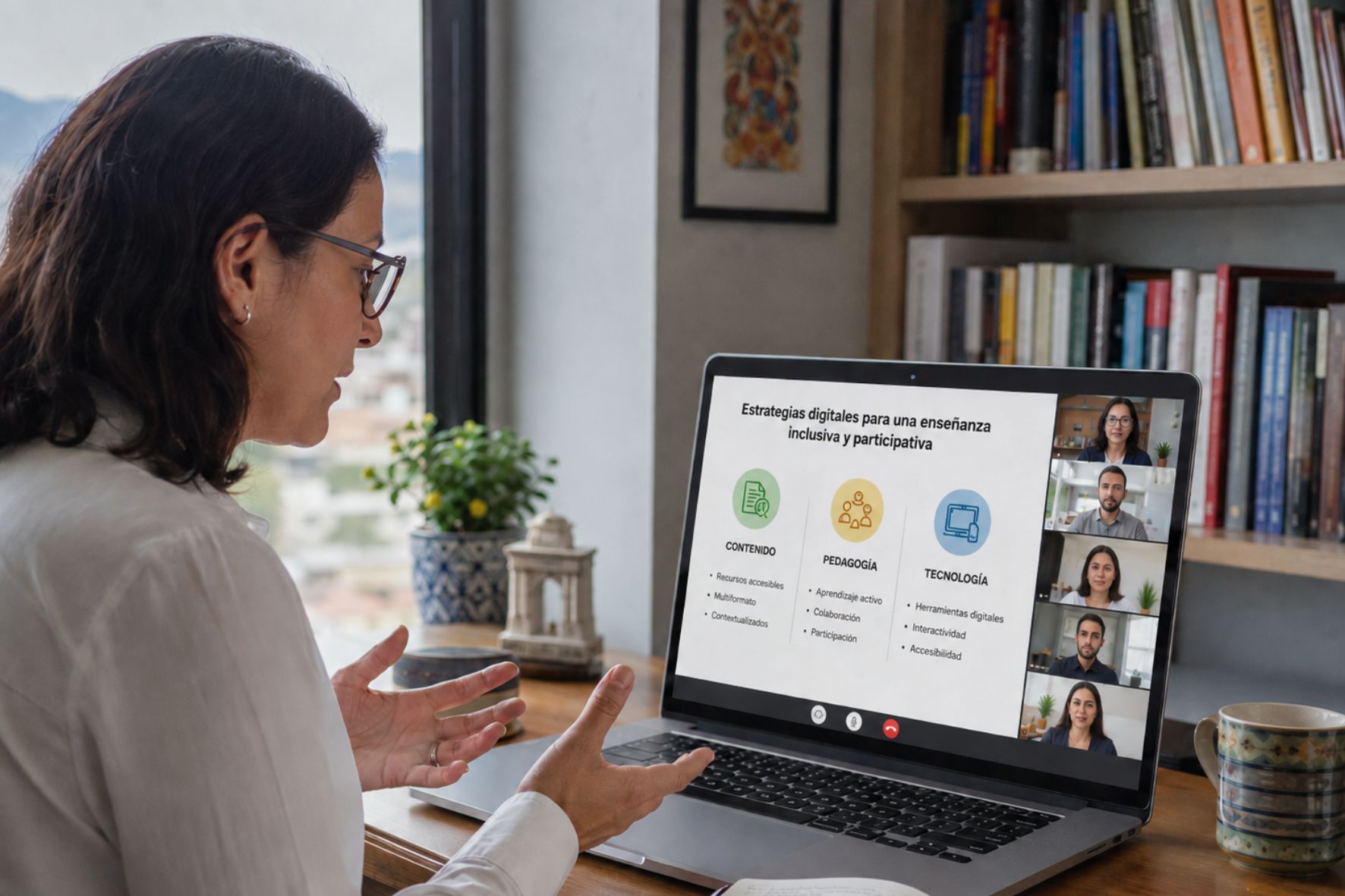 La tecnología amplía las posibilidades de enseñanza al integrar recursos digitales con los contenidos y objetivos de aprendizaje. (Foto: GEMINI / AUN)