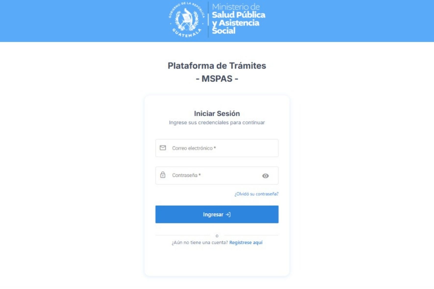 La plataforma permite cargar documentos, consultar el estado de la solicitud y recibir observaciones para corregir requisitos pendientes sin necesidad de acudir presencialmente. (Foto: MSPAS / AUN)