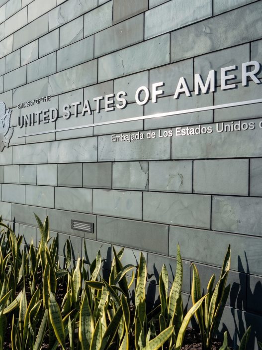 La Embajada de Estados Unidos en Guatemala. (Foto: SCSP / AUN)