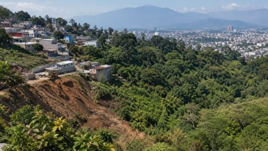La expansión de proyectos inmobiliarios y comerciales amenaza la conservación de los bosques y áreas verdes en las principales ciudades de Guatemala. (Foto: Izabel López / AUN)