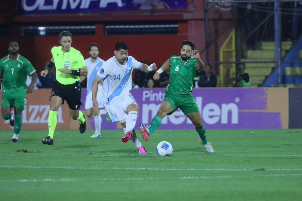 Guatemala derrotó 1-0 a Surinam y consiguió su clasificación a los cuartos de final de la Liga de Naciones. (Foto: FEDEFUT / AUN)