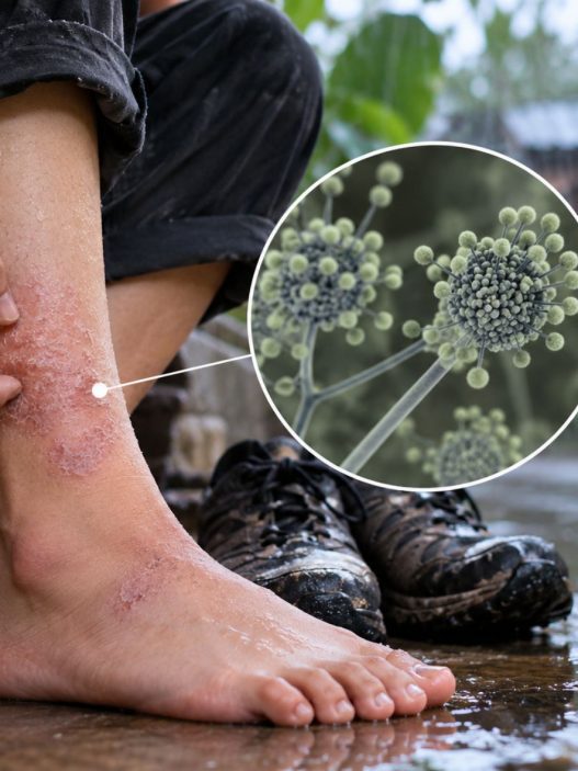 Las condiciones de humedad durante la temporada de lluvias pueden favorecer la proliferación de hongos y aumentar el riesgo de algunas infecciones. (Foto: GEMINI / AUN)