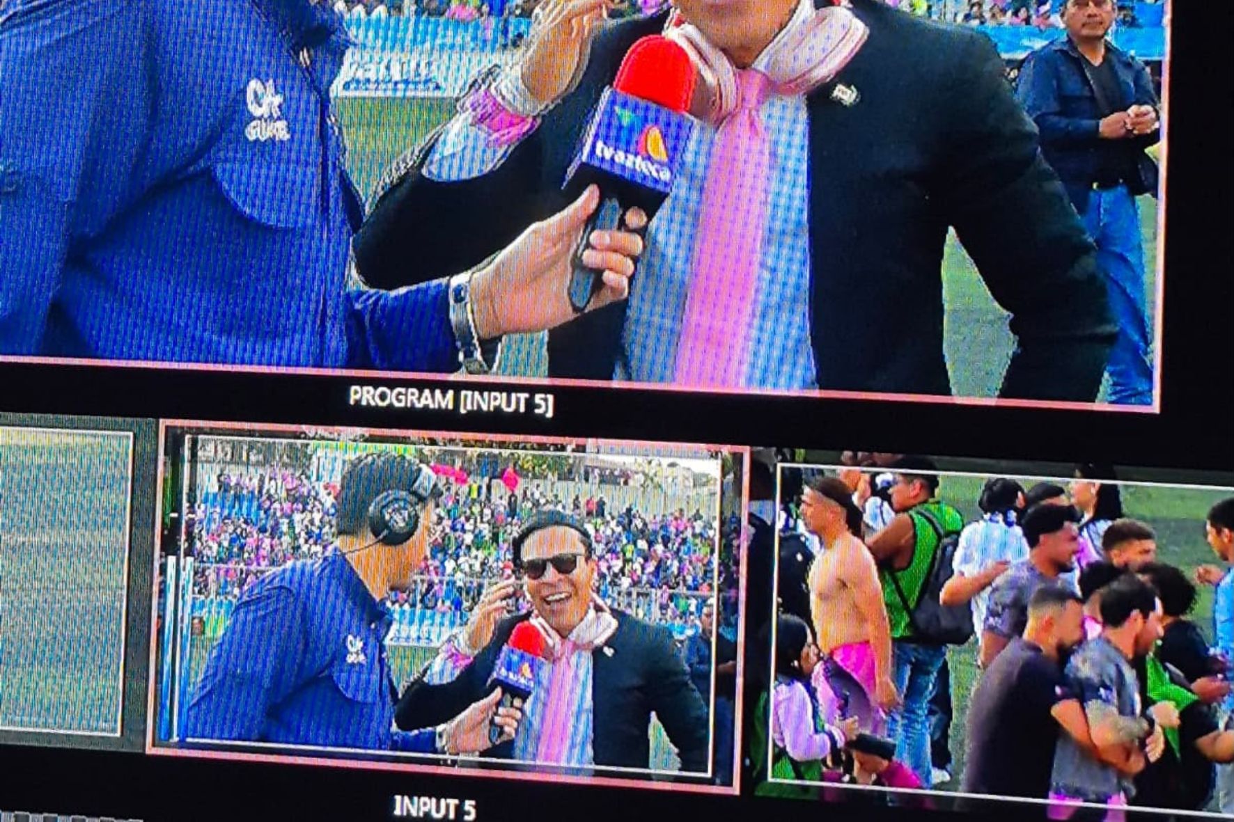 Neto Bran, presidente del Deportivo en 2025 oficializó el convenio con Tv Azteca Guate. (Foto: Kelita Perez / AUN)