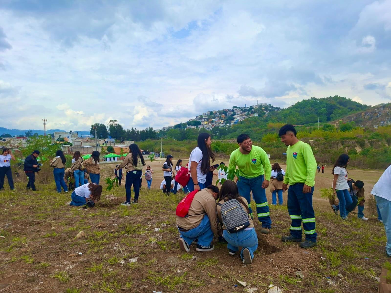 Esta iniciativa de restauración forestal urbana busca combatir el cambio climático y mejorar la calidad del aire. (Foto: Allison Bonilla / AUN)